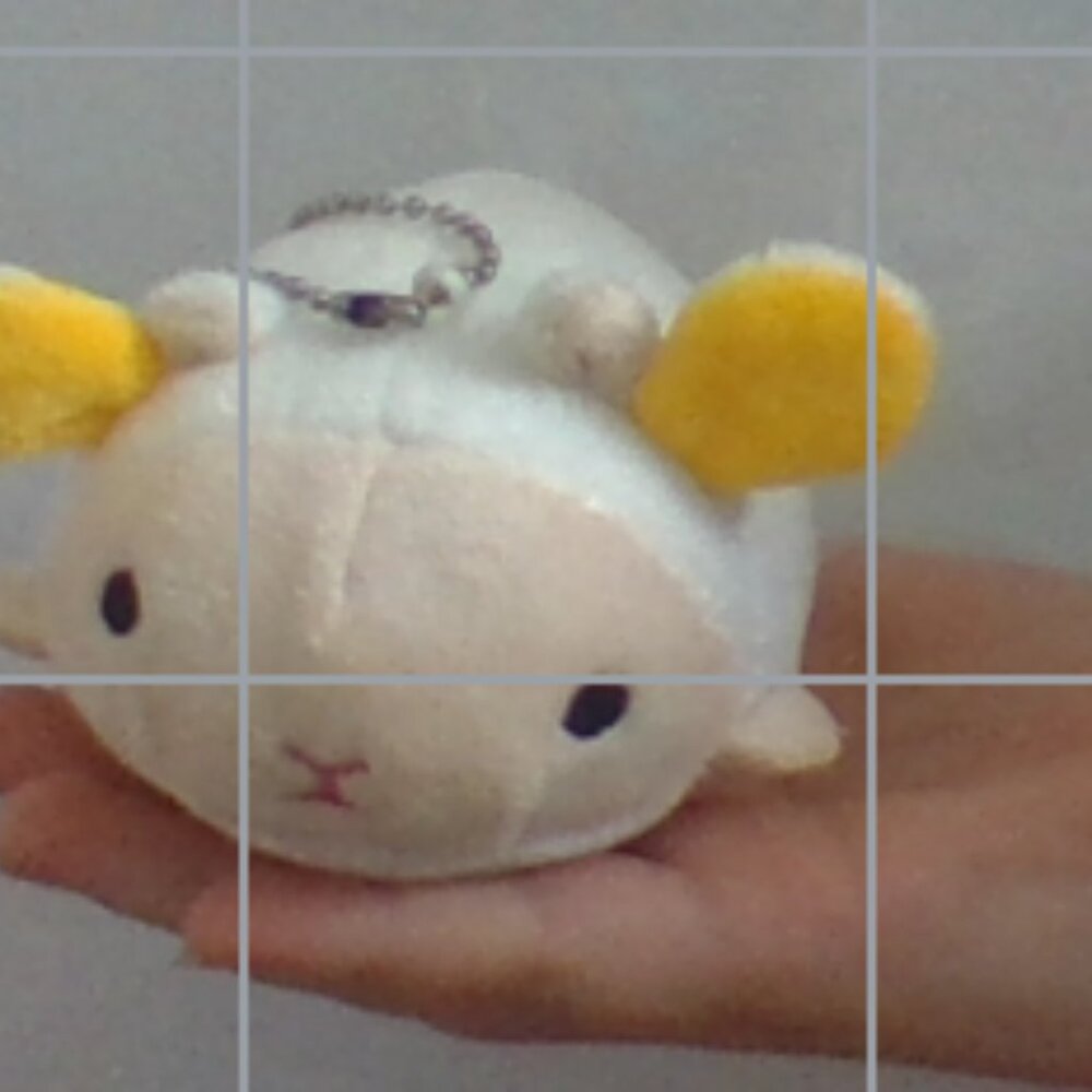 Cute lamb plush pendent